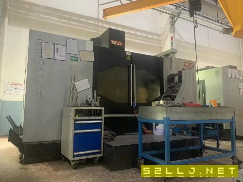 出售：同款兩臺臺灣原裝威立1680數控銑