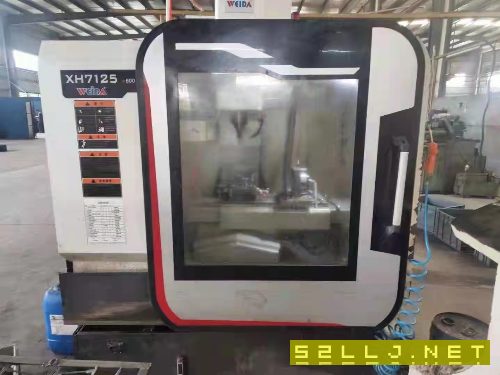 在位出售威達重工xh7125立式加工中心參數看圖片