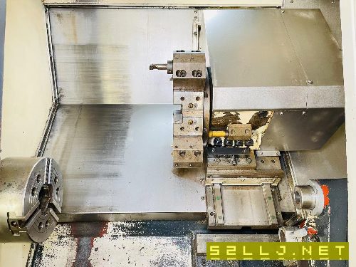 出售：兩臺揚州力創LC-H400斜軌車床，發那科TF系統，二軸線軌，8寸中空液壓.