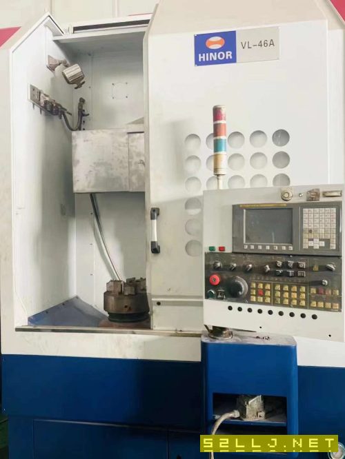 臺灣榮田VL-46A數控立車在位出售，加工直徑560mm，加工高度450mm12工位刀塔.