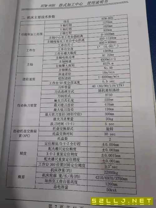 出售海天800雙臺臥加