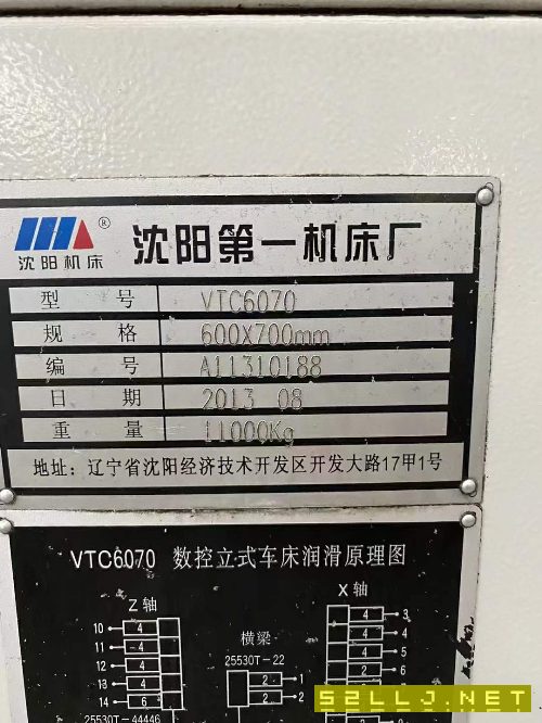 出售：2013年正宗沈陽6070數(shù)控車立車同款13臺