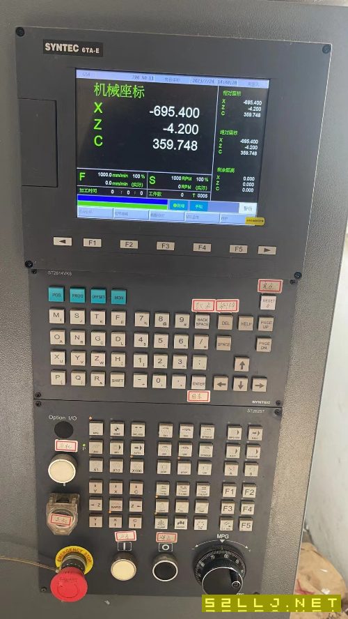 2020年購買全新暢能精機CNX400機床。液壓卡盤、刀塔全.