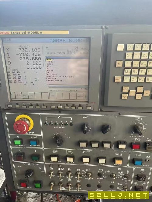 韓國進口斗山DB130CX鏜銑加工中心，發那科31i系統，雙.