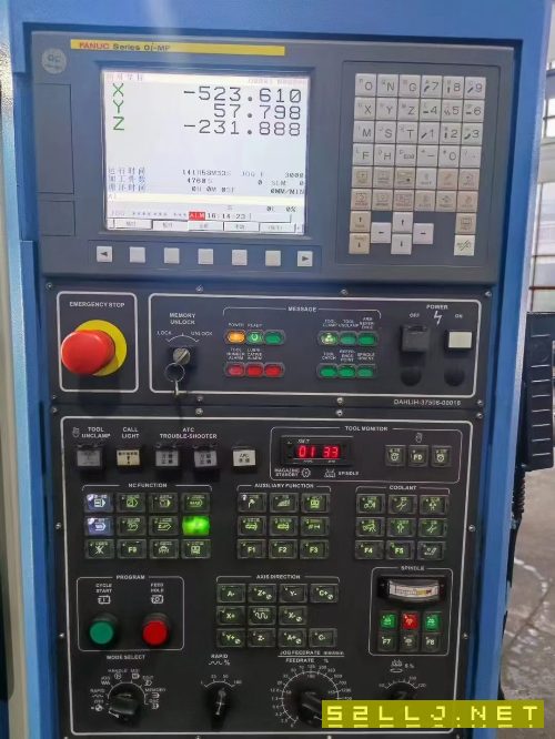 臺灣原裝大立1060重型數控銑。發那科.OI-MF1包系統。.