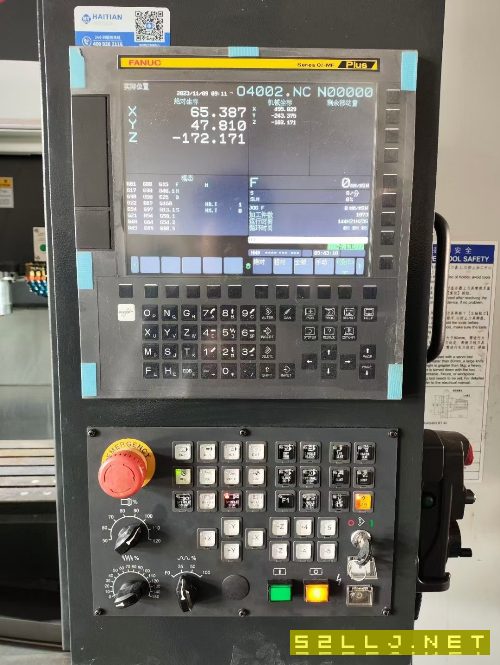 寧波海天VMC850II加工中心，發那科oiMF