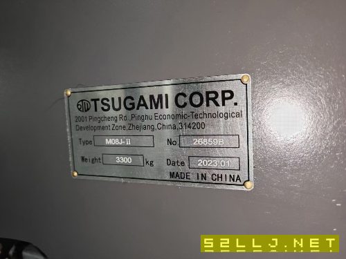 準新2023年日本津上M08J斜軌數控車床，發那科TF