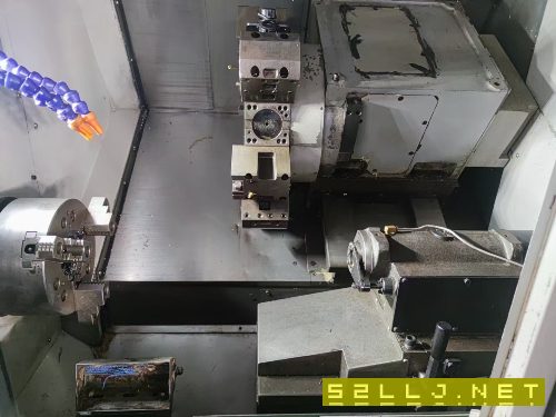 高配日本津上M08D-‖車銑復(fù)合，帶2個(gè)動(dòng)力頭、帶油冷機(jī).