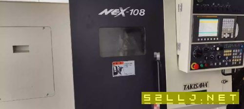 出售瀧澤NEX108數控車床一臺，8寸卡盤，12工位
