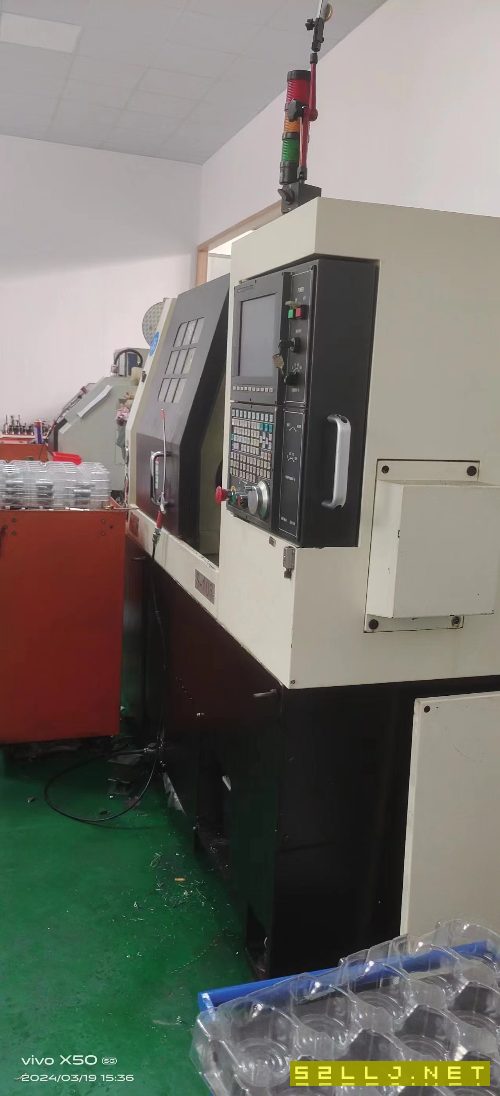 品上精機S106斜軌刀塔機，自用出售，臺灣新代21TA系統.