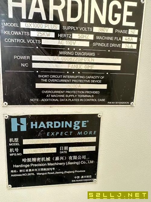 剛買2臺美國哈挺1000立式加工中心