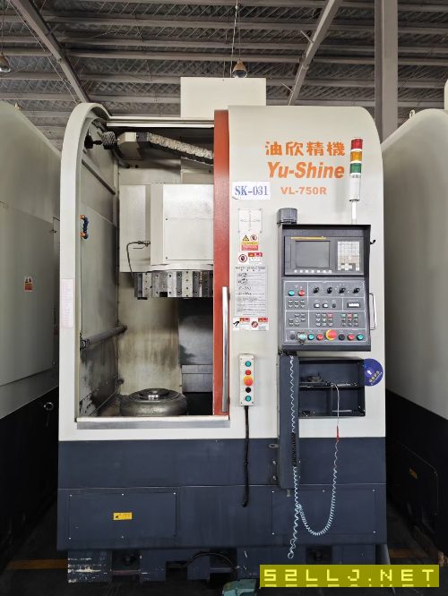 同款4臺臺灣油欣750數控立車，配發那科TF系統，X軸帶.
