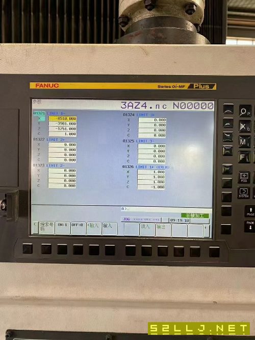 剛剛買下國勝8034龍門加工中心&amp;amp；#160；工作臺2.88.