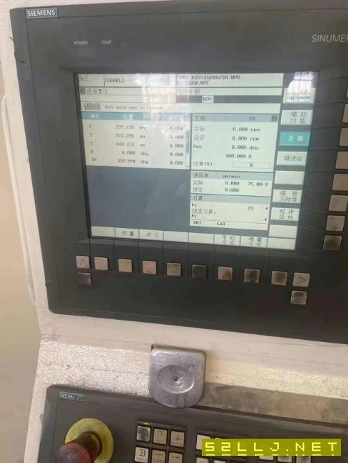 臺灣富裕數控銑鏜床加工中心一臺
