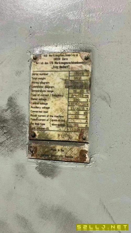 德國原裝尤尼130落地鏜床，左右行程四米，上下行程一米八，前后立柱行程500.