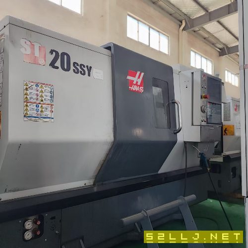 剛剛買下：哈斯ST20Y車銑復合一臺，帶y軸，8寸卡盤，1.