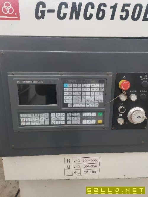 出售2013年廣州機床廠產6150BX1000數控車，廣數980TDB.
