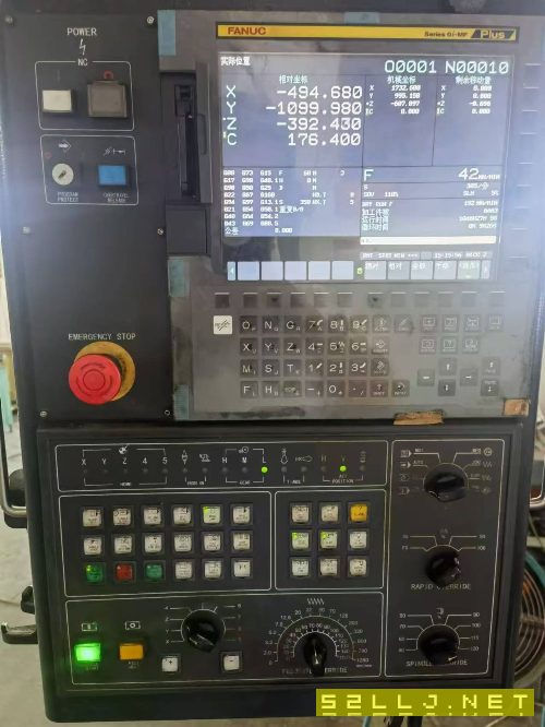 海天重型6036五面龍門加工中心，工作臺3X6米，門寬3.6米，Z軸行程1.30米，.