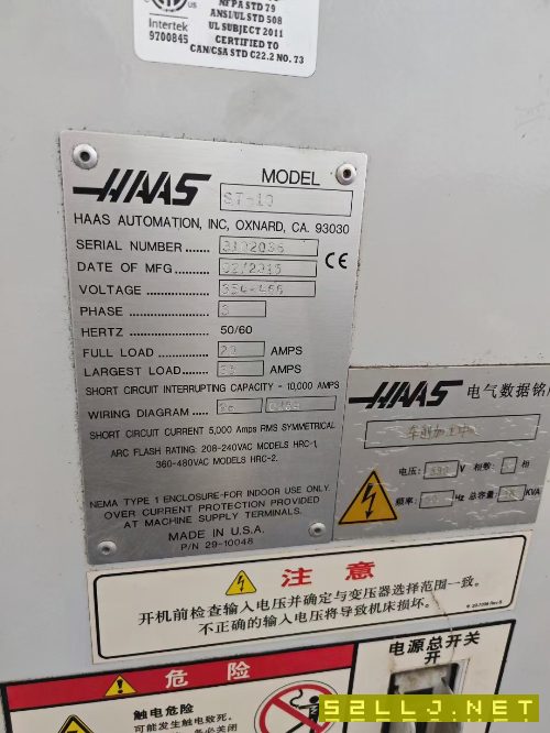 剛剛買下：哈斯st10數控車床，6寸卡盤12工位刀塔，帶.