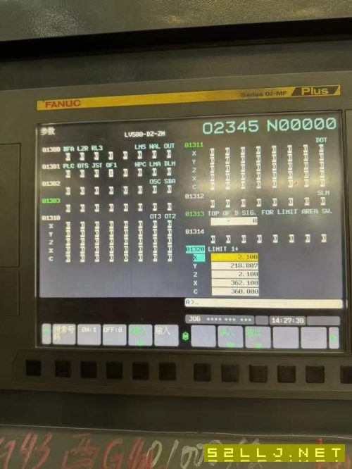 楊森4023龍門加工中心，工作臺2米4米，門寬2.3米，門.