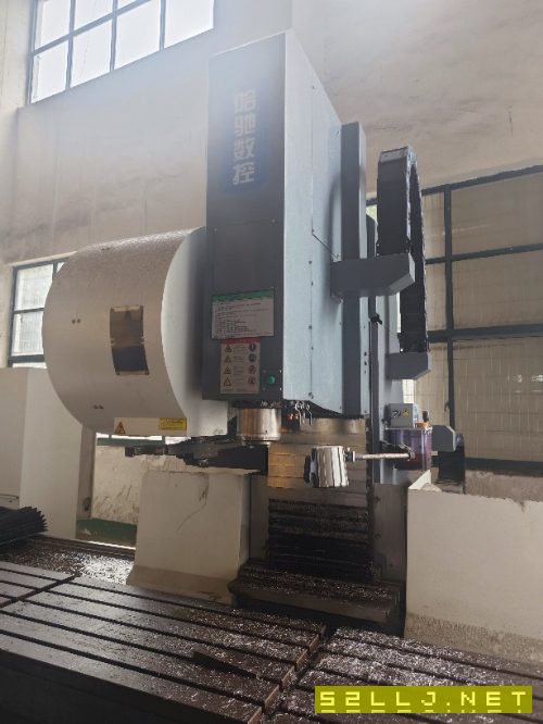 哈馳4500型材加工中心，發(fā)那科MF系統(tǒng)，BT40主軸，鑄造床身，帶龍頭式排屑機.