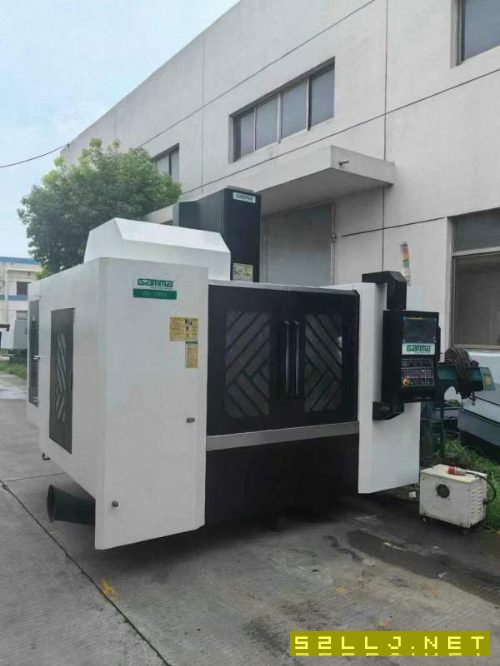 灣臺珈H瑪V1000L重型加工中心三軸柱滾導軌.發那科0i-M.