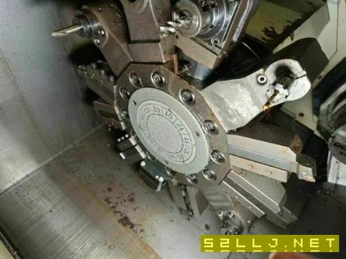 日本原裝馬扎克雙主軸車銑復合QTN100MS，6寸主軸帶對.
