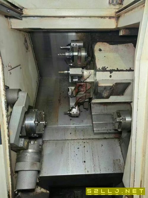 日本原裝馬扎克雙主軸車銑復(fù)合QTN100MS，6寸主軸帶對(duì).