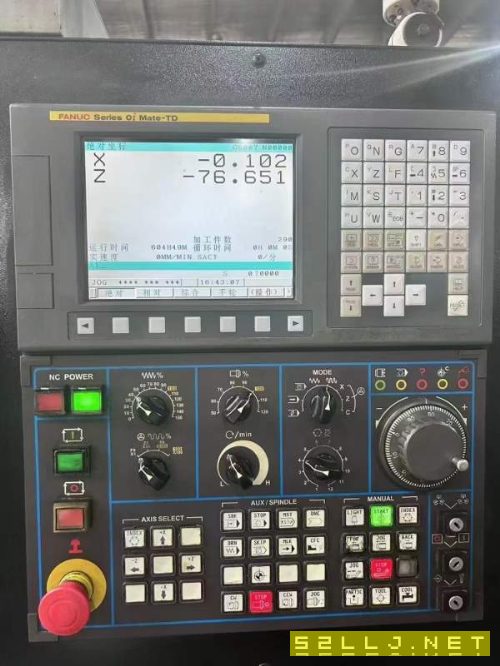 臺灣勝杰數控車床3臺，發那科系統SL-8車床:8寸卡盤，1.