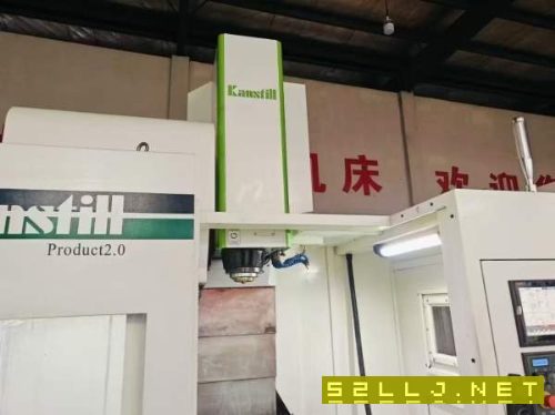 加大工作臺(tái)Z軸加高的年群志VH-8加工中心，主軸鼻端到.