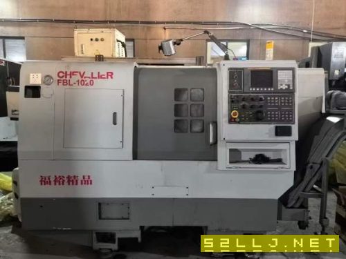 同款二臺臺灣福裕FBL-10200斜軌數控車床，8寸卡盤，8.
