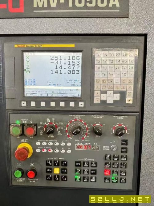 新到2019年臺灣高峰1050，三軸線規BT40刀柄，發那科MF.