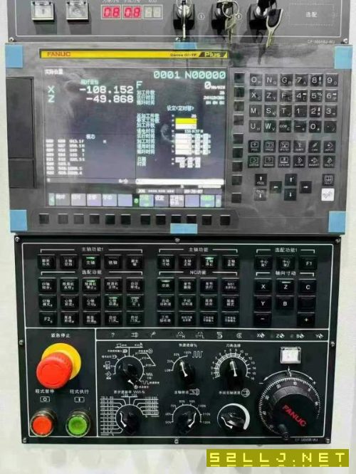 剛到臺灣程泰GLS2000Le數控車床，安裝未用，發那科TFp.