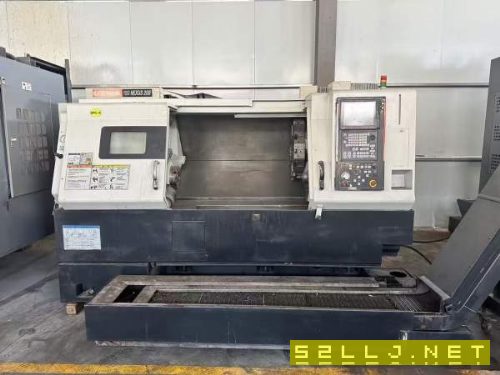 馬扎克QTN200-1000U斜身車床回轉(zhuǎn)直徑：675mm加工直徑.