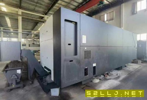 鹽城工廠剛剛拿下韓國原裝斗山PUMA800L數控車床，主軸.