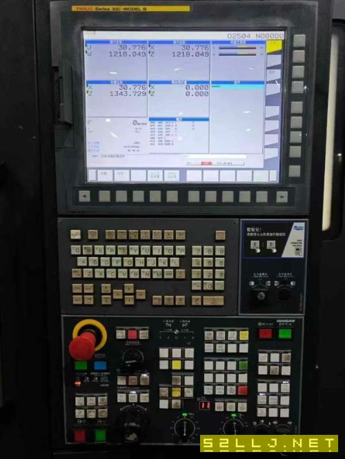 鹽城工廠剛剛拿下韓國(guó)原裝斗山PUMA800L數(shù)控車(chē)床，主軸.