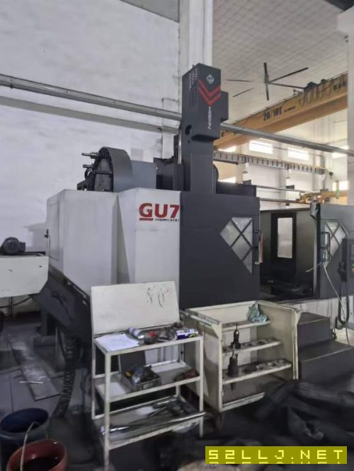 海天GU7，行程1800/1000兩線一硬，50主軸齒輪頭，機械.