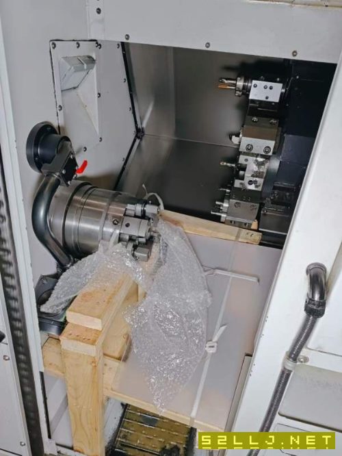 同款4臺，韓國原裝斗山220數控車床，配A2-6主軸過棒料.