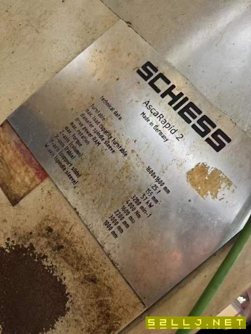 成都工廠原裝德國希斯160刨臺鏜，工期臨近，便宜，加.