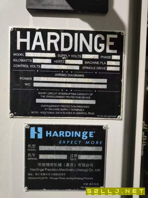 美國哈挺710加工中心