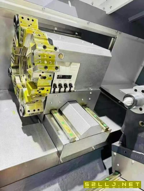 全新抵賬機沈陽希斯50斜軌，8寸中空液壓卡盤，12工位.