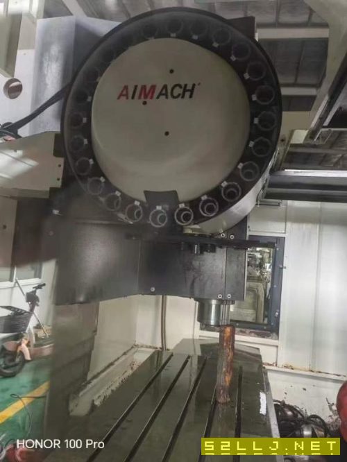 21年準新機杭州恒達1270加工中心三菱M80系統三軸滾柱.