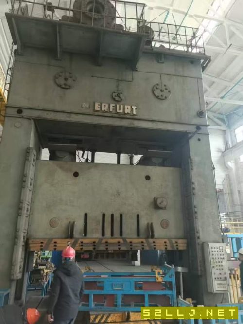 德國進口的1250噸雙點，工作臺1.8米4米，湖南在位急售.