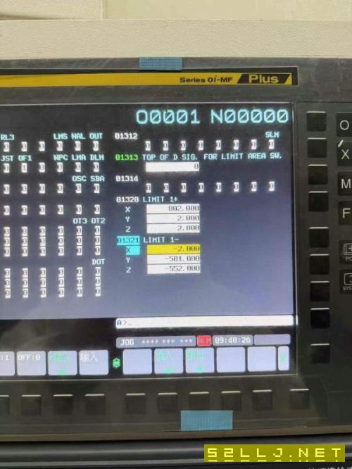 喬峰EV-850加工中心幾乎全新，安裝少用！發那科0i-MF
