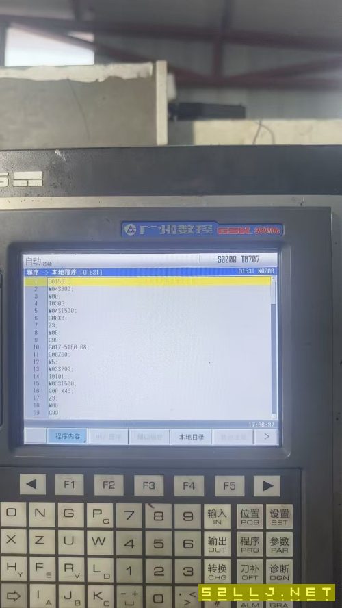 沈陽I5T5.2數控斜規刀塔機床一臺，8寸中空