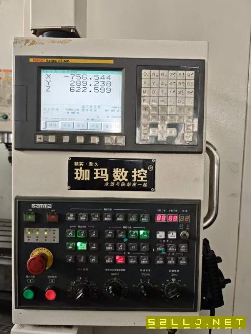 臺灣伽瑪1200數控銑、發那科系統@驅動、BT50主軸6000.