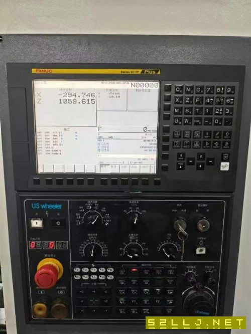 杭州惠勒LT-210數控車床，2021年出廠，發那科Plus系統.