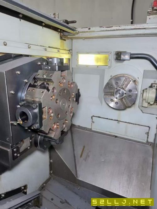 韓國原裝起亞210平行車床，8寸卡盤帶對刀儀，8工位伺.