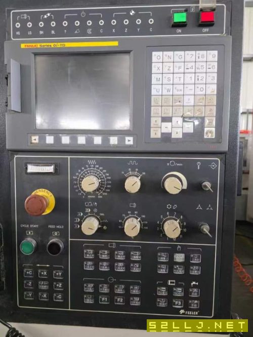 友佳350數(shù)控車(chē)床，8寸卡盤(pán)，8工位重型刀塔，帶尾座，.