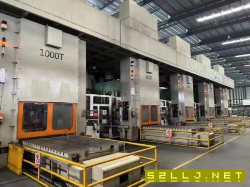 長沙工廠，在位，少用，臺灣協易產1000噸沖壓線5臺，1.